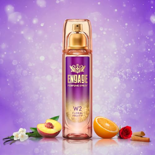 Engage W2 Perfume Spray for Women 120ml | Floral & Fruity |Berries, Orchid, Vanilla | 24 hr Freshness | Long Lasting | No Parabens | No Silicones| Dermatologically Tested |Crafted for Everyday Luxury - Image 2