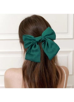 BTFMEI 4 Pieces Satin Bow Hair Clips, Large Velvet Bow Hair Clips, French Pure Silk Satin Bow Hair Clips, Decorative Hair Decorations, Headpieces for Women and Girls  - Image 2