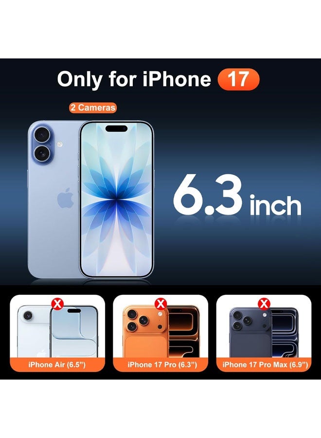 iPhone 17 Case Clear ，Anti-Yellowing, Military-Grade Protection, Shockproof Slim Magnetic Phone Case Cover, Transparent - Image 2