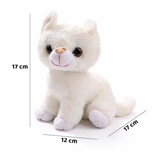 Webby Plush Sitting Cat Soft Toys | Cute Stuffed Animals for Kids and Adults - Image 3