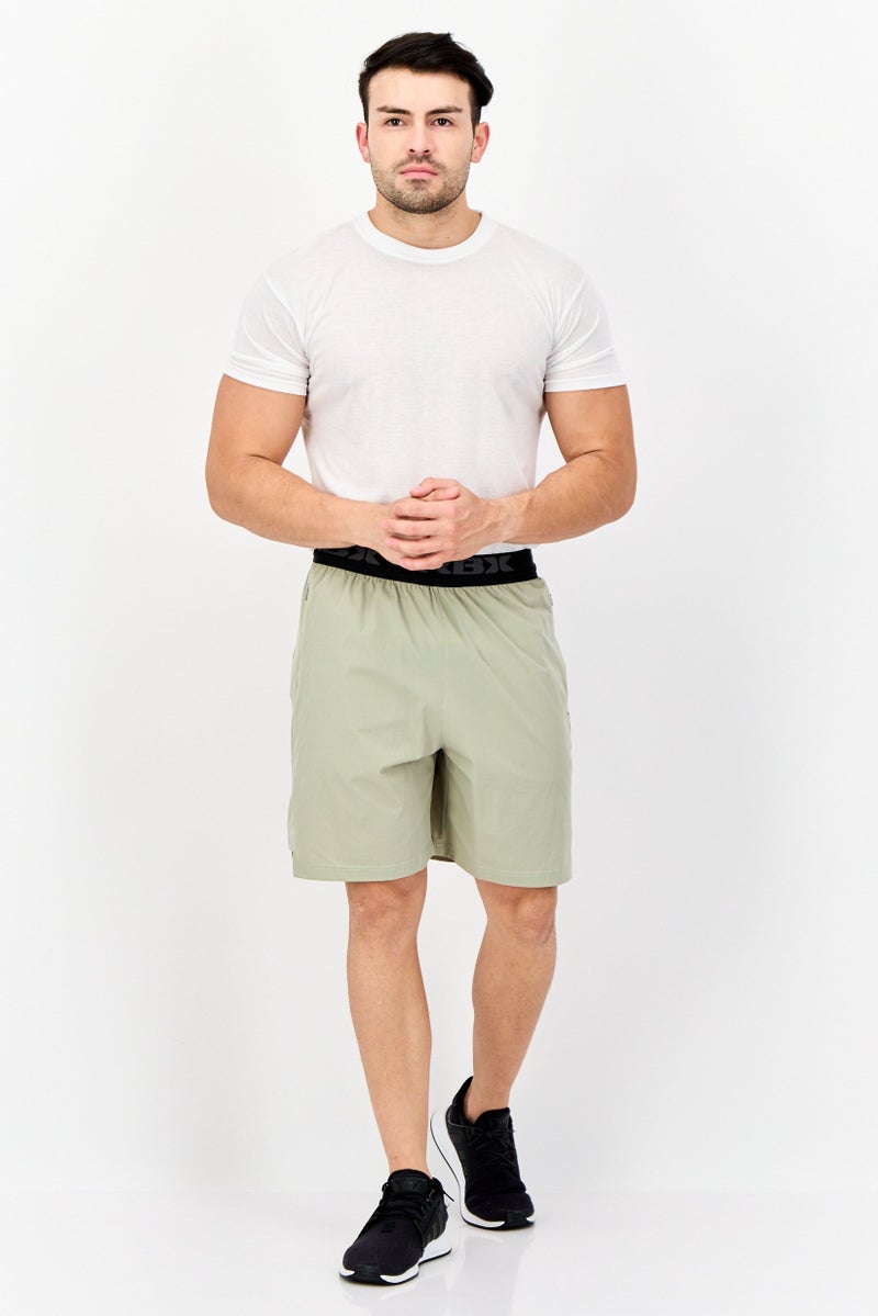 RBX Men Sportswear Fit Training Shorts, Sage Green  - Image 2