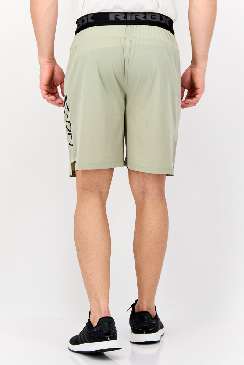 RBX Men Sportswear Fit Training Shorts, Sage Green  - Image 3