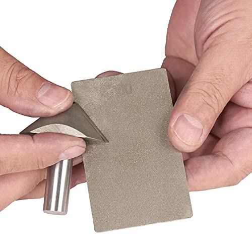Trend Complete Diamond Sharpening Kit: Double-Sided Credit Card Stone & Mini Taper File w/ Lapping Fluid, Cleaning Block, Instructional DVD & Guide, DWS/KIT/C - Image 3