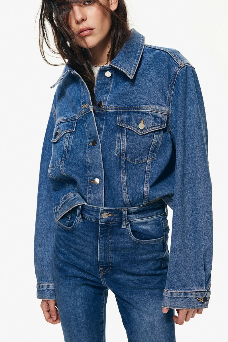 H&M True To You Skinny Ultra High Ankle Jeans