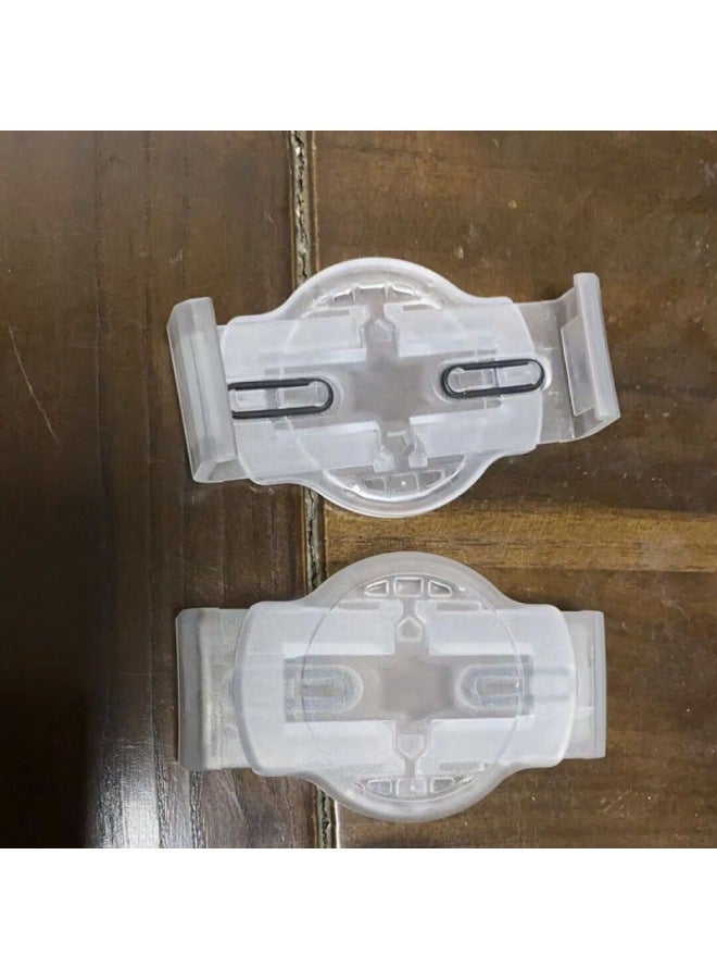 Bubble Sliding Removable Sliding Mobile Phone Back Clip Buckle Airbag Bracket Sliding Clip Base Vertical Screen-Color:Transparent Base - Image 1