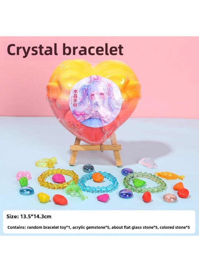 Crystal Bracelet Archaeological Toys Digging Princess Jewelry Color Stone Night Market Stall Hands-on Brain Toy Wholesale-Color:1.crystal Bracelet (excluding Tools)  - Image 1