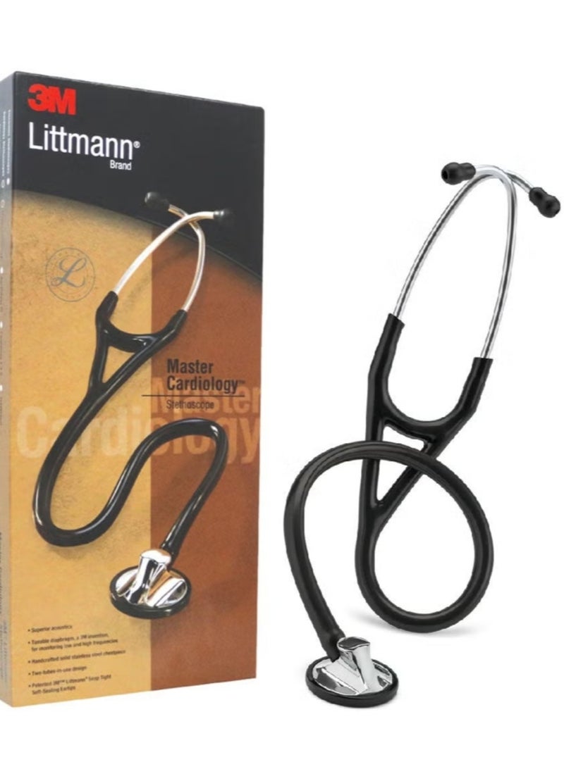 Littmann Master Cardiology Stethoscope, Black