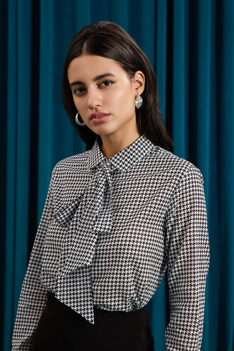 فيرجيو Cotton Tie Daywear Up Shirts for Women