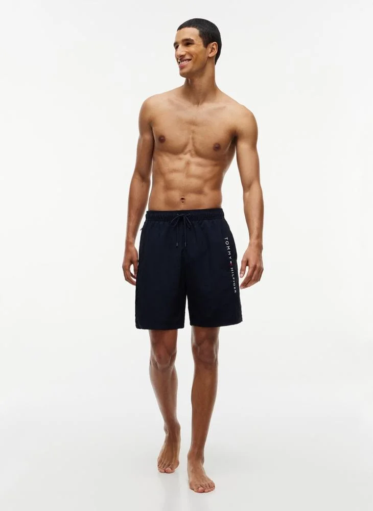 Tommy Hilfiger  Original Logo Long Length Swim Shorts for Men | Best Price UAE