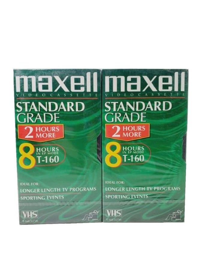Maxell T-160 Std Standard Grade Videocassette - Image 1