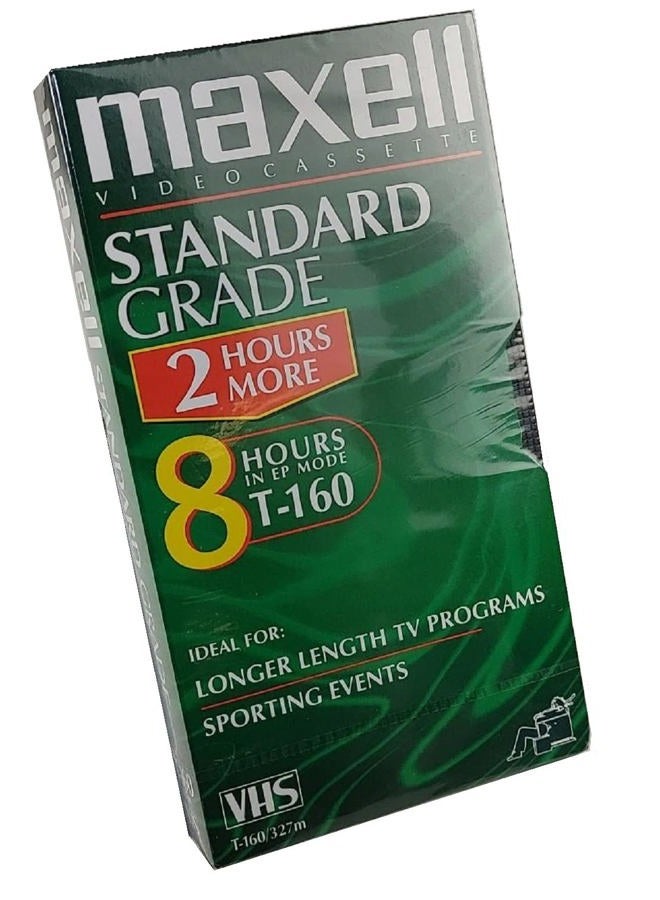 Maxell T-160 Std Standard Grade Videocassette - Image 2