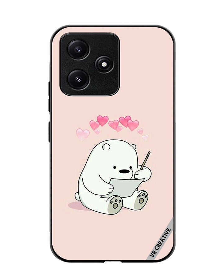 VR CREATIVE Protective Case Cover For Xiaomi Poco M6 Pro 5G Cute Teddy Design Multicolour - Image 1