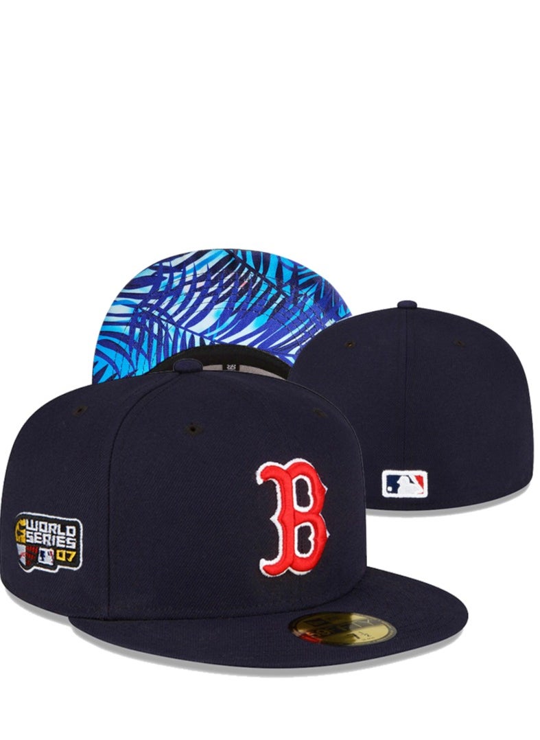 NEW ERA - NEW ERA Boston Red Sox 2007 World Series Commemorative Flat - Brim Baseball Cap - Image 1