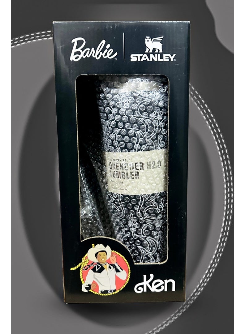 Stanley x Barbie 40oz Tumbler Limited Edition Stainless Steel Travel Mug with Reusable Straw BPA Free Eco Friendly and Dishwasher Safe Featuring Leakproof FlowState Lid and Double Wall Insulation Keeps Drinks Hot for 16 Hours and Cold for 24 Hours Slim Base Fits Most Car Cup Holders with Rugged Ergonomic Handle for Convenient Use at Home Work Travel or On the Go - Image 5