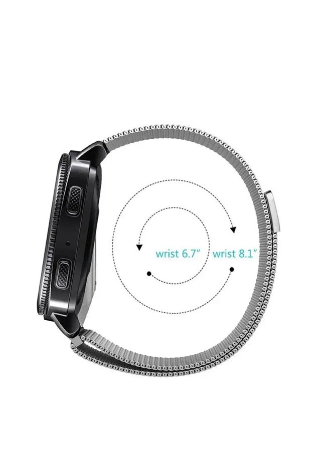 O Ozone - Milanese Single Loop Band For CMF by Nothing Watch Pro/Watch Pro 2 Watchband Bracelet, Metal Mesh Magnetic Folding Buckle  Replacement Straps- Grey - Image 1