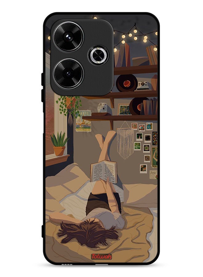 Tolwak Xiaomi Redmi 13 4G Protective Case Cover Studying Art - Image 1