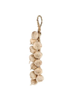 Amosfun Amosfun 12pcs Artificial Garlic String Fake Garlic Simulation Lifelike Vegetable Garlic for Home Kitchen Garden Halloween Party Props  - Image 1