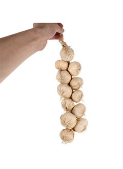 Amosfun Amosfun 12pcs Artificial Garlic String Fake Garlic Simulation Lifelike Vegetable Garlic for Home Kitchen Garden Halloween Party Props  - Image 5