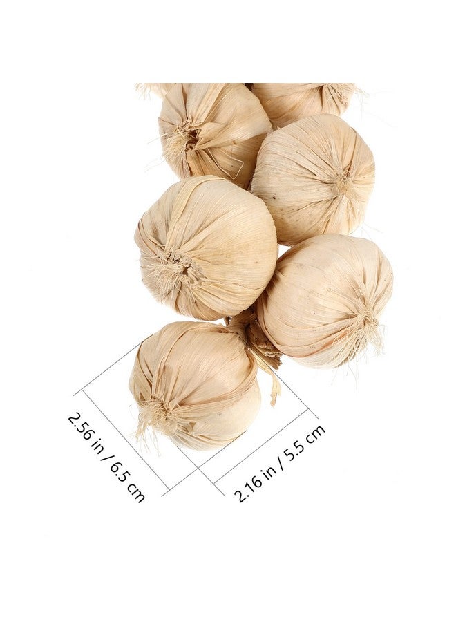 Amosfun 12pcs Artificial Garlic String Fake Garlic Simulation Lifelike Vegetable Garlic for Home Kitchen Garden Halloween Party Props - Image 4