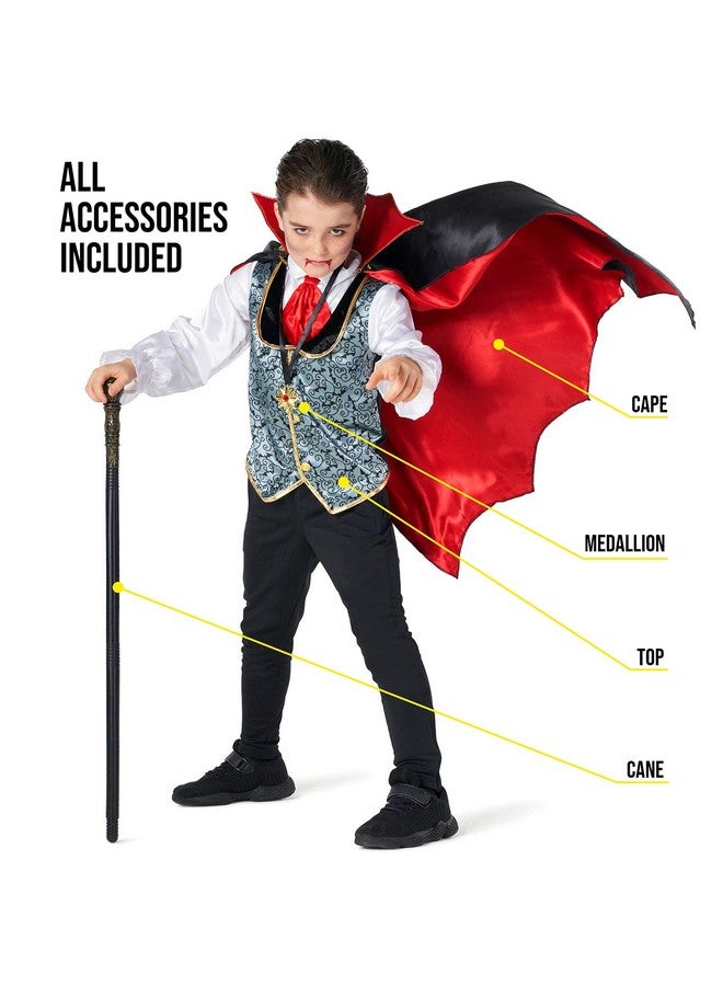 MORPH زي مصاص دماء للأطفال من مرف، زي هالوين، ملابس مخيفة للأولاد الصغار، زي ممتع، 4-6 سنوات - Image 3