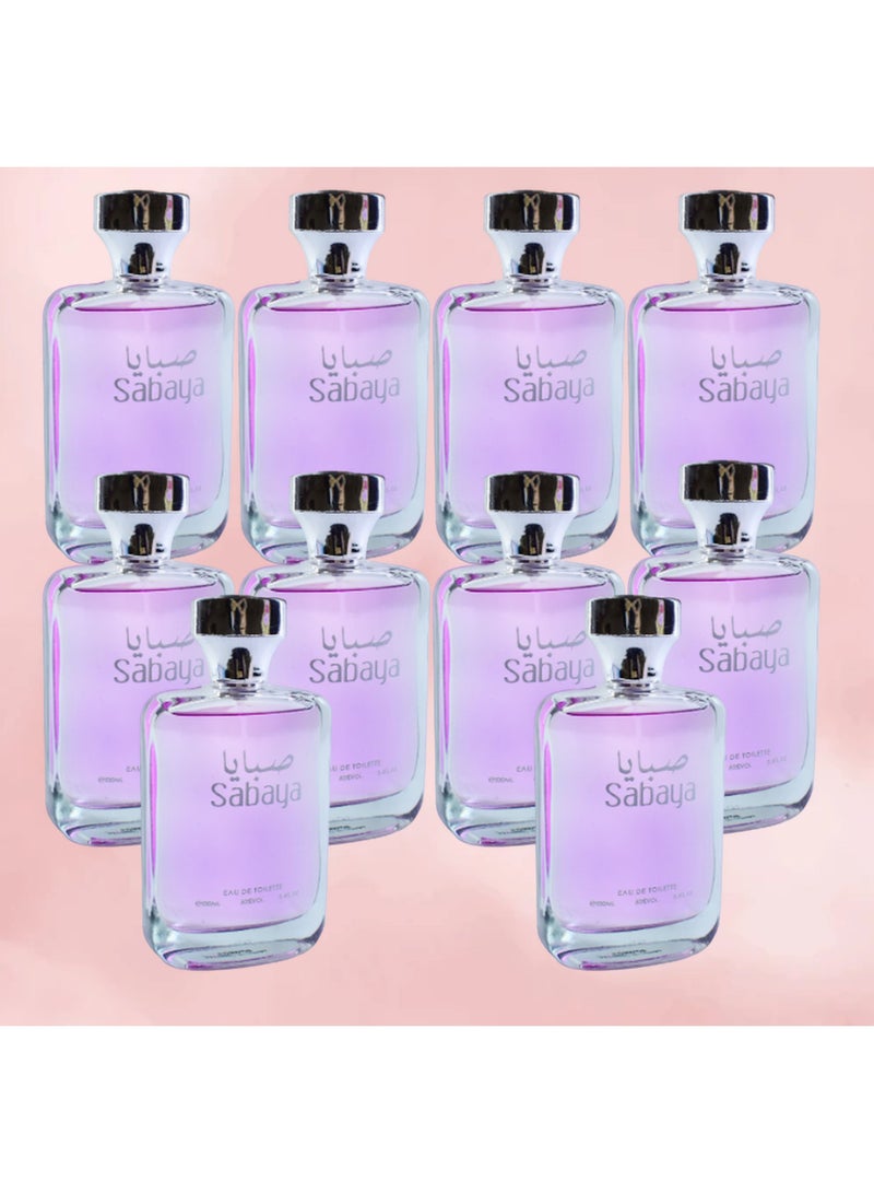 صبايا 10 قطع عطر صبايا 100 مل EDT - Image 1