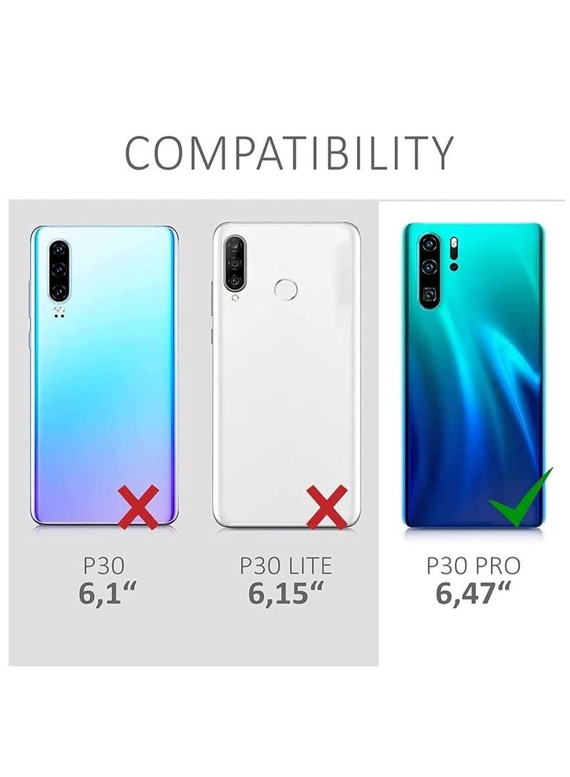 TIGER Huawei P30 Pro Case Cover – Slim Fit Flexible Silicone Protective Case with Shock-Absorbing Corners & Raised Camera Protection | Soft Interior, Anti-Scratch, Lightweight Phone Cover for Huawei P30 Pro, Easy Access to All Ports - Image 2