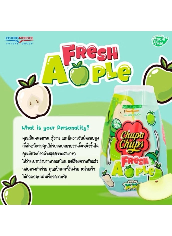 Chupa Chups Fresh Apple Air Freshener XXL 230g – Long Lasting Sweet Apple Gel Fragrance for Car, Home & Office - Image 3