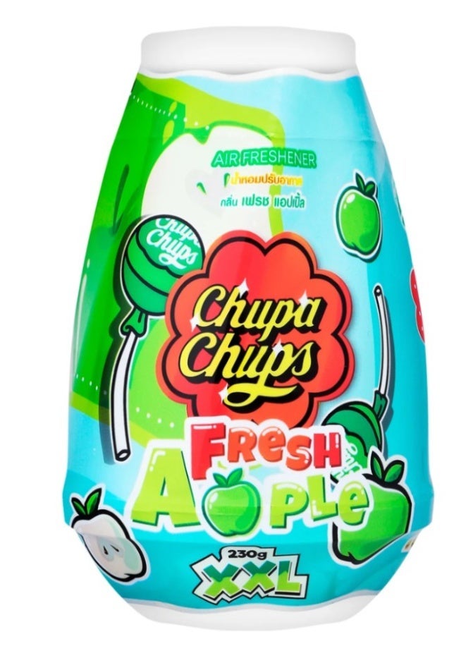 Chupa Chups Fresh Apple Air Freshener XXL 230g – Long Lasting Sweet Apple Gel Fragrance for Car, Home & Office - Image 1