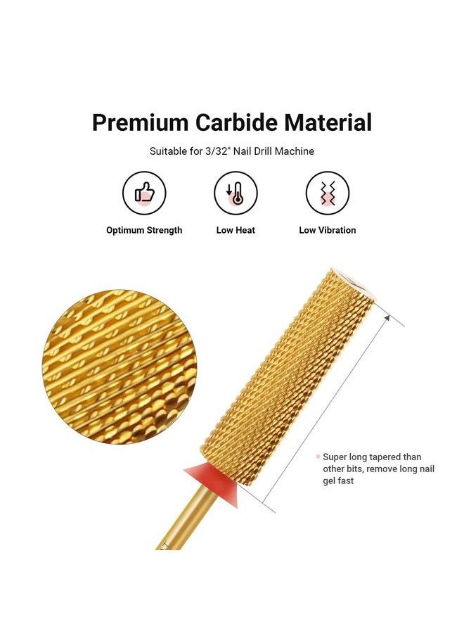 MelodySusie Super Long Tapered Nail Drill Bits 332  - Image 3
