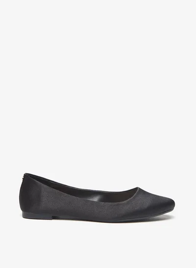 فلورا بيلا Women's Solid Slip-On Round Toe Ballerina Shoes