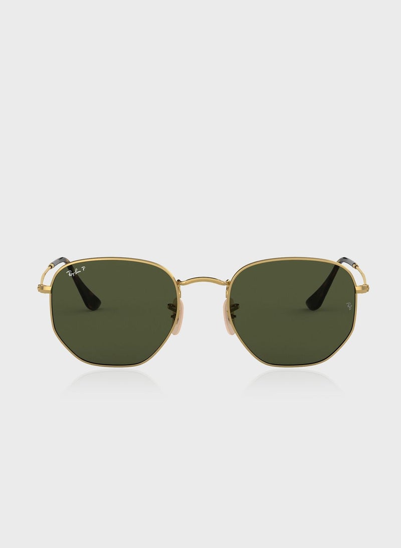 Ray-Ban 0Rb3548N Hexagonal Sunglasses - Image 1