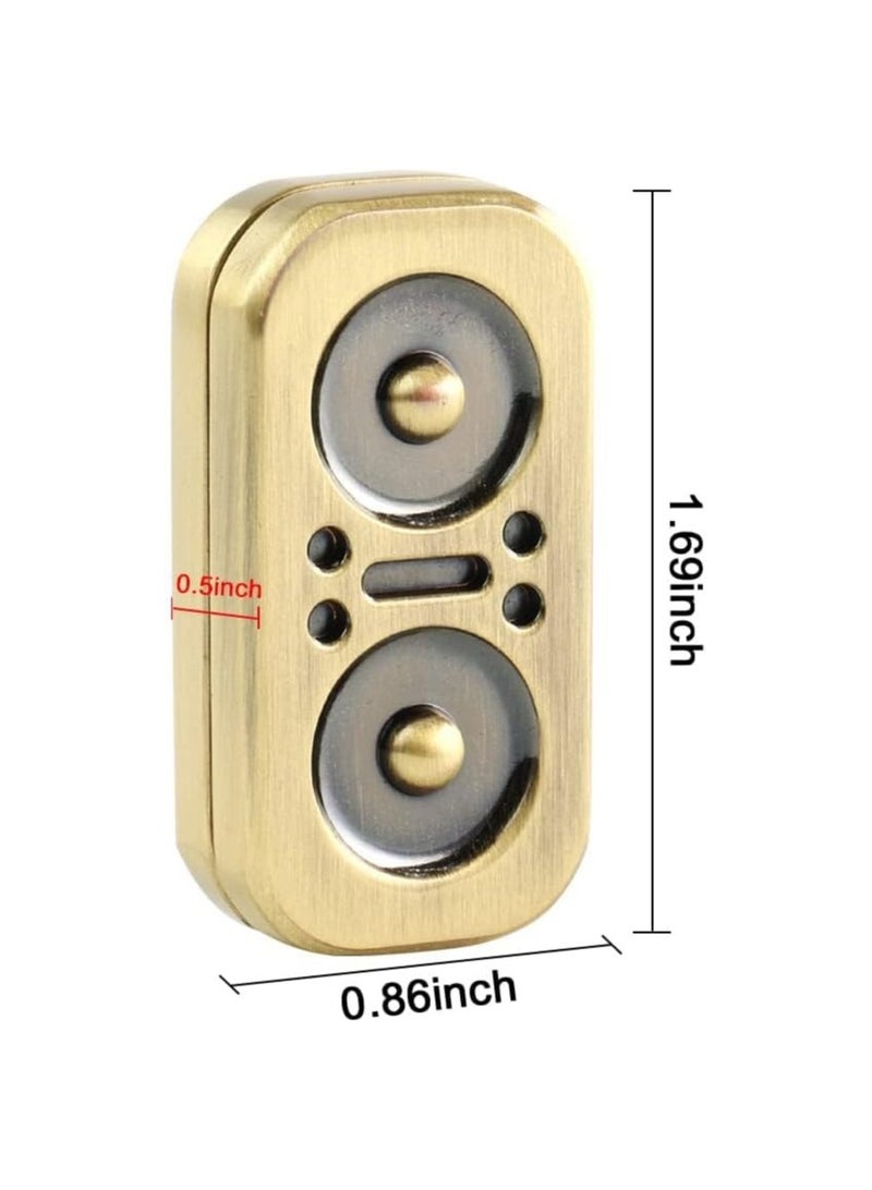 general Magnetic Metal Fidget Toy Rotator Stress Relief Toy, Men's EDC Fidget Toy Tactile Coin Desk Toy Adult Gift - Image 5