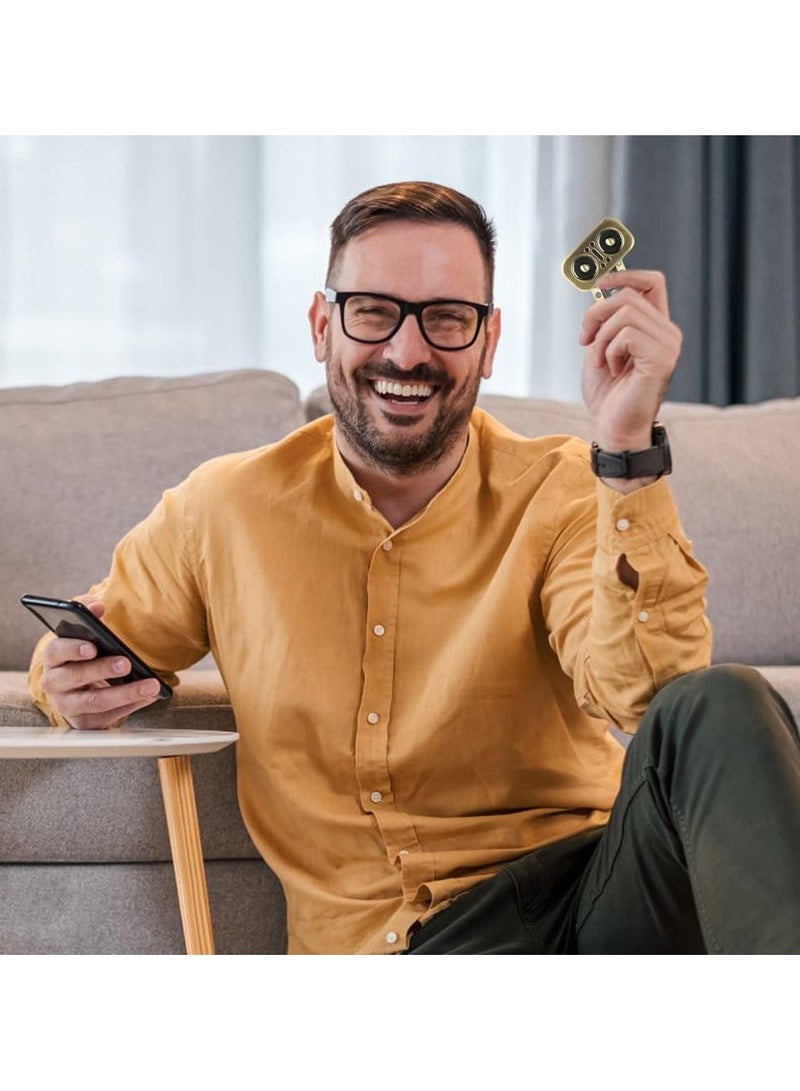 general Magnetic Metal Fidget Toy Rotator Stress Relief Toy, Men's EDC Fidget Toy Tactile Coin Desk Toy Adult Gift - Image 4