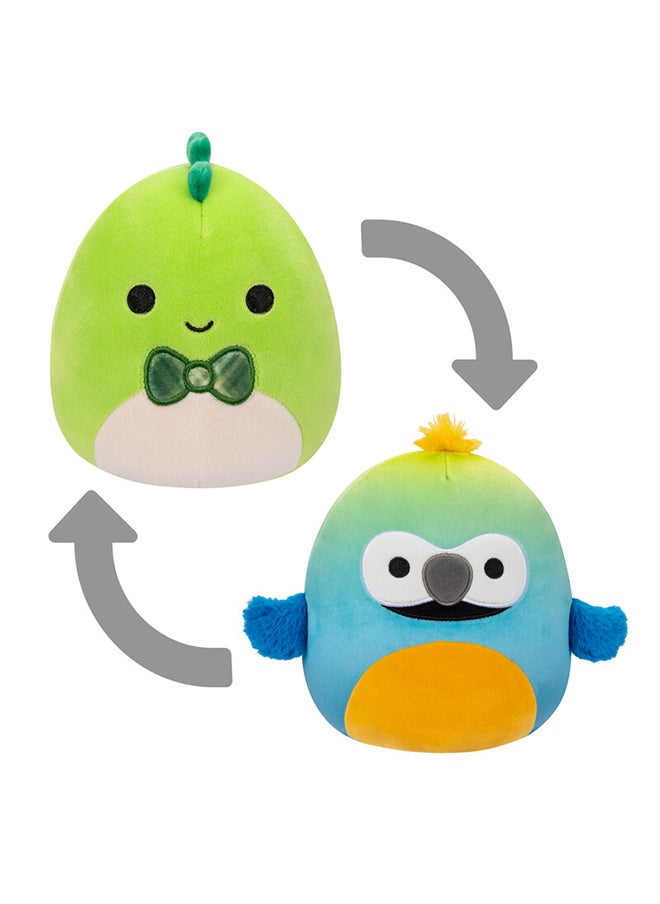 Squishmallows Little Plush 5 inch Danny Green Dino/Baptise Blue and Yellow Macaw Flipamallows Officially Licensed Kellytoy Plush Toy Colorful Soft Gift for Kids Girls & Boys Washable Squishy Stuff Toy Multicolor All Age  - Image 5