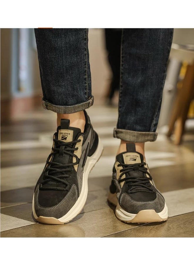 كارتيلو ارتفاع سولة سميكة للرجال يزيد من الأحذية الرياضية المريحة - Image 4