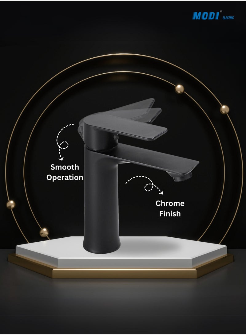 Zinc Alloy Faucet 157x45x168mm Modern Single Handle Mixer Tap Durable Water Saving Bathroom and Kitchen Sink Faucet for Home Convenience - Image 1
