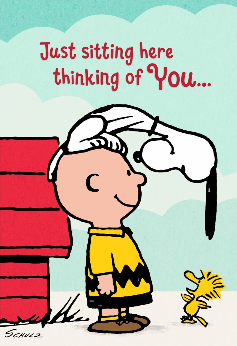 DaySpring - Peanuts - Thinking of You - 4 Design Assortment With Scripture - 12 Boxed Cards & Envelopes - Image 5