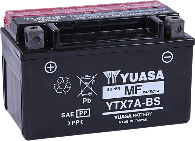 Yuasa YUAM32X7A YTX7A-BS Maintenance Free AGM Battery with Acid pack - Image 1