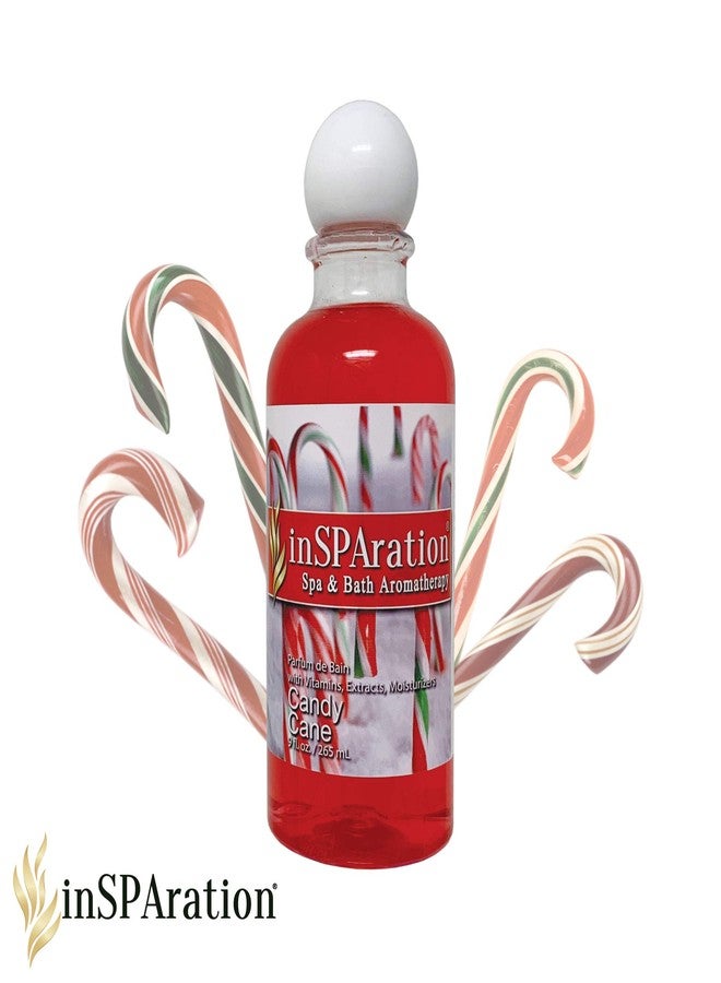 inSPAration Spa and Bath Aromatherapy 100HOLCCX Spa Liquid, 9-Ounce, Holiday Candy Cane - Image 2