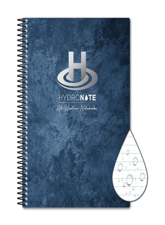 TerraSlate Hydronote Waterproof Side Spiral Notebook, Universal Page Pattern - Write in Rain Notebook, Waterproof Notebooks for Work, 11 x 8.75 x 0.5 (Hydro-Blue) - Image 1