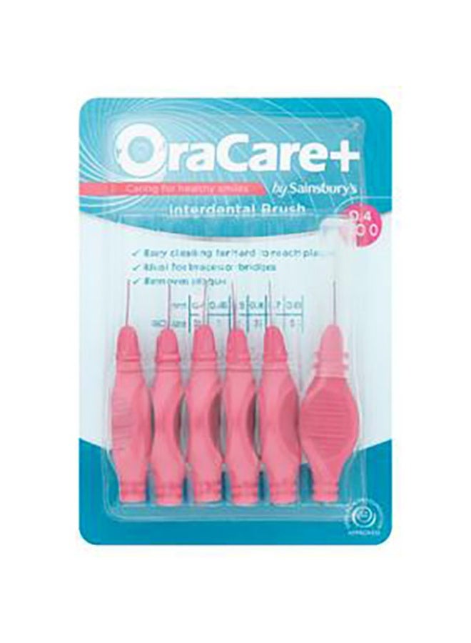 Interdental Brushes, 0.4mm Pink, India