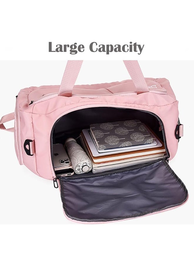 Generic Camping Gym Bag with Shoe Compartment 3 in 1 Multi-Purpose Backpack with Quick Access Pocket Shoulder Straps - gray, Unisex  - Image 4