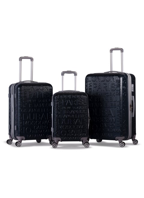 RIO -Complete Luggage Set 3 Piece -ABS(Blue)