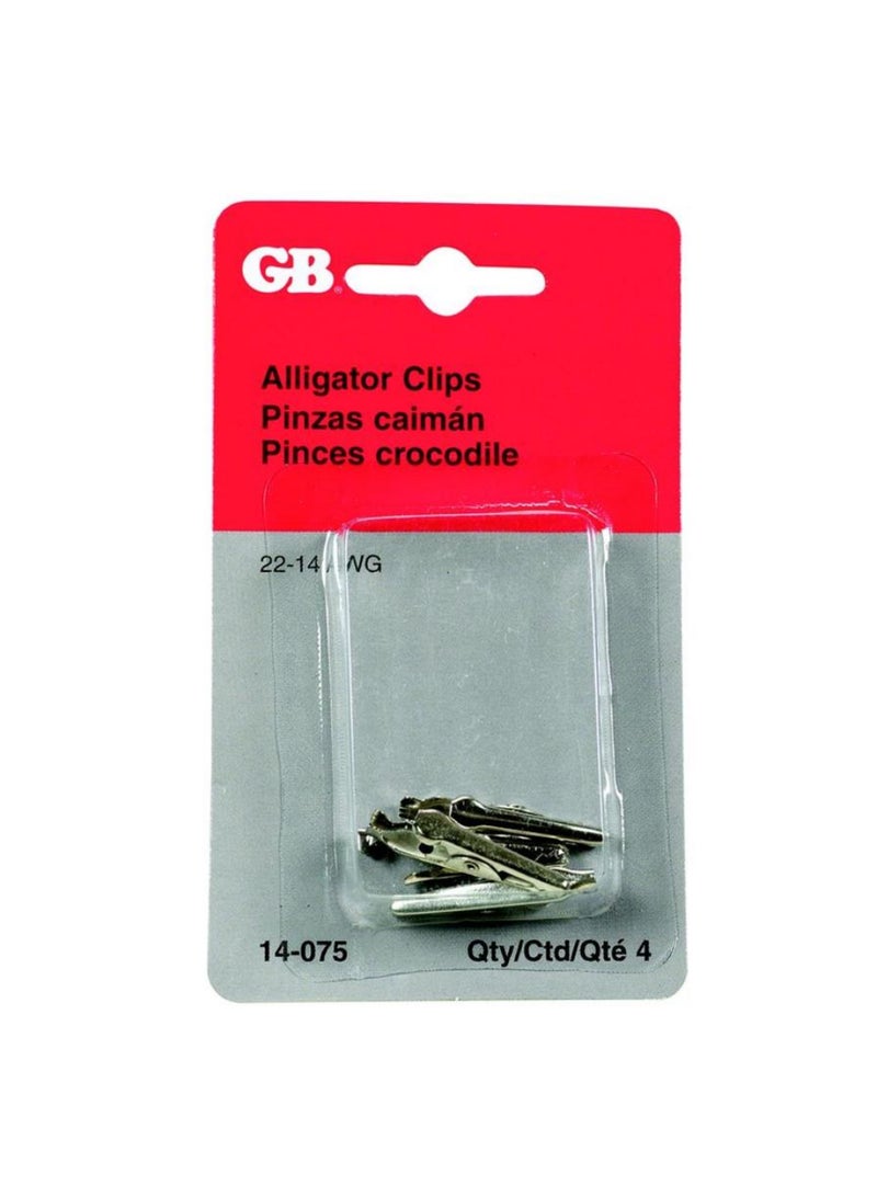 Gardner Bender Non-Insulated Alligator Clips 4Pc