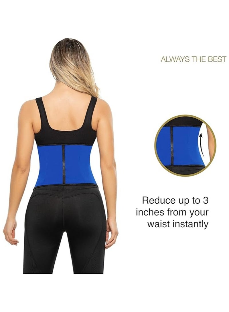 DubaiGallery Body Shaper Sweat Sauna Waistbelt, Adjustable Breasted Workout Fitness Waist Trainer, Women's Activewear - Image 3