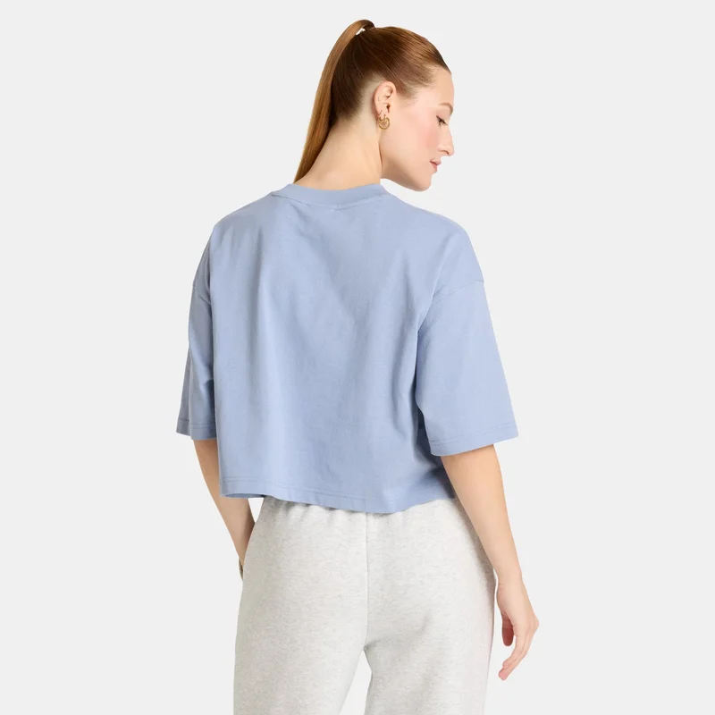 New Balance Blue Women's Logo Jersey T-Shirt for Women | Best Price UAE