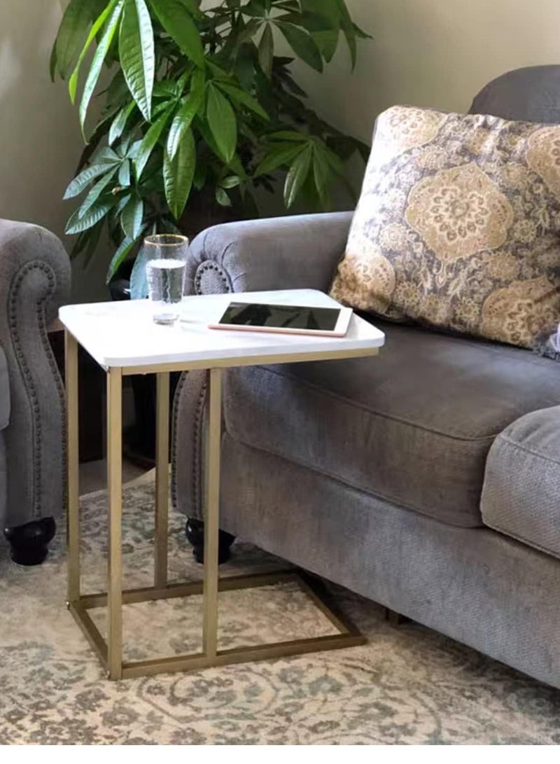 Generic FFD White Marble Exquisite Coffee Tables & End Tables for Timeless Home Decor  - Image 3