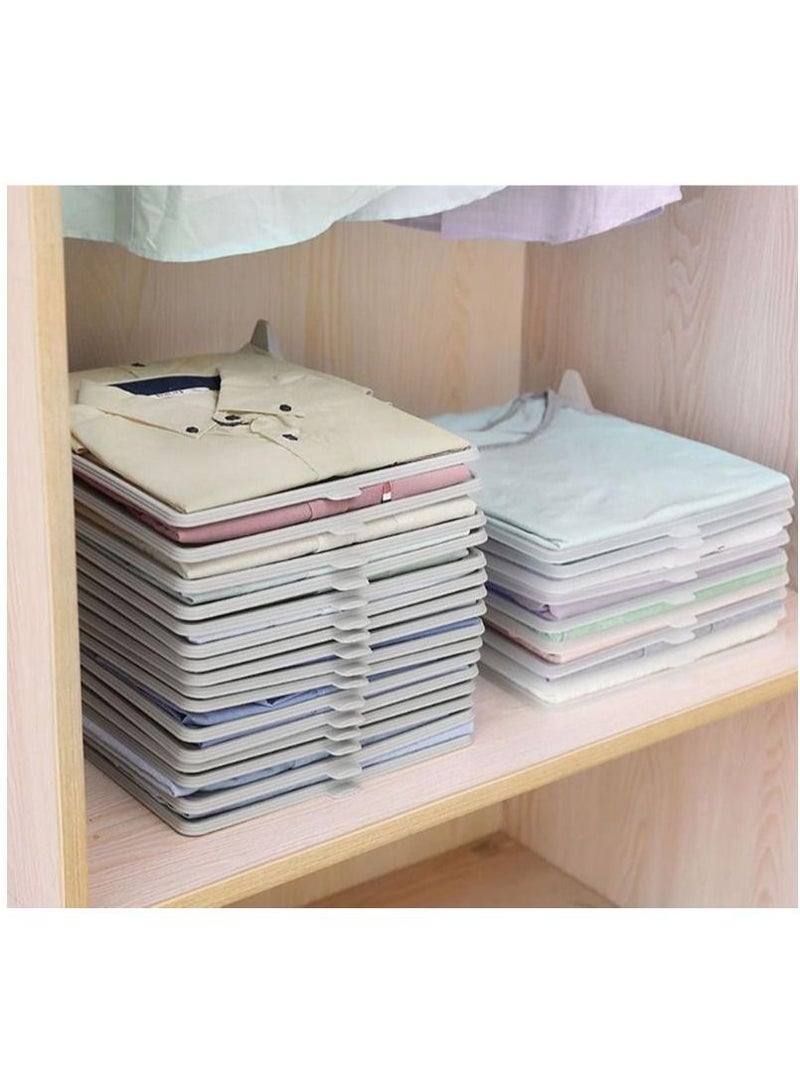 10 Pcs Creative Fast Clothes Fold Board Clothing Organization Shirt Folder T-shirt Document Home Closet Organizer - Image 3