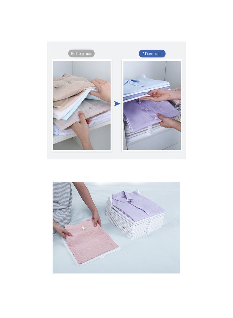 10 Pcs Creative Fast Clothes Fold Board Clothing Organization Shirt Folder T-shirt Document Home Closet Organizer - Image 5