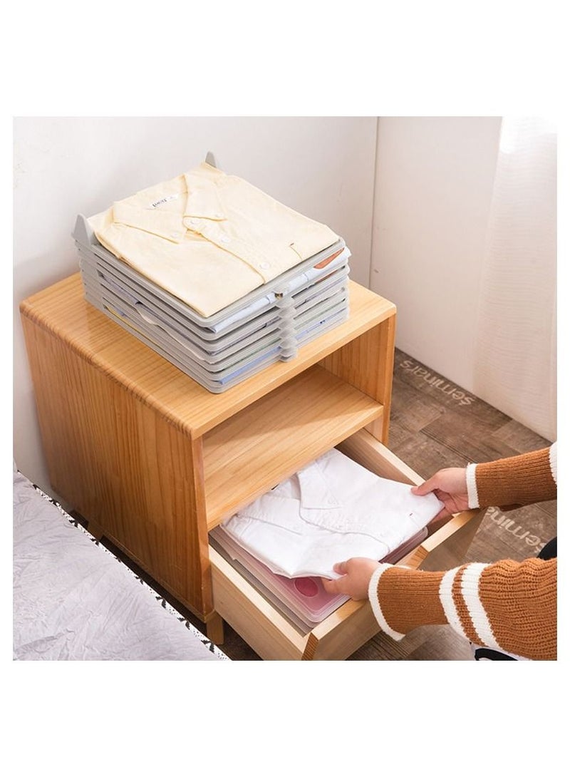 10 Pcs Creative Fast Clothes Fold Board Clothing Organization Shirt Folder T-shirt Document Home Closet Organizer - Image 2